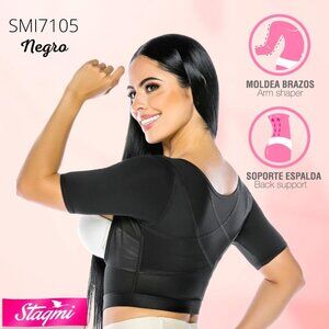 Stagmi Faja Open-Bust Arm Compression Sleeve Anti-Sagging Shaper or Post-Surgery